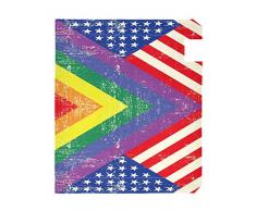 Usa e Gay Grunge Bandiera Magnetica Cassetta Postale Copre Involucro Postale Box Copertura Standard