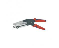 Knipex Cesoia per Materiali Sintetici Anche per Canaline Guidacavo Brunita, Rivestiti in Materiale Bicomponente 275 Mm 95 02 21