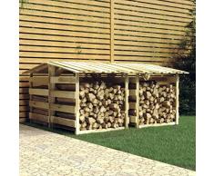 Festnight Pergole con Tetto 4 pz, Pergolato Da Giardino, Pergola Da Giardino, Pergola Legno, Pergotenda per Esterno, 100x90x100 cm Legno di Pino Impregnato