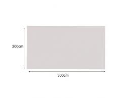 Tenda da balcone in plastica per esterni, isolante, antipolvere, antipioggia, copertura impermeabile per piante, serra, plastica, Trasparente, 2x3 m