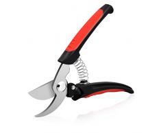 Nivofu Forbici Cesoie da Potatura Professionali, Forbici da Giardinaggio, Cesoie Bypass, Lame in Acciaio, Cesoia Forbici da Giardino, Cesoie da Potatura, Forbici da Giardino per Rami, Piante Fiori