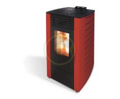 STUFA PELLET KW 10,0 KING12 BORDEAUX (118BKI)