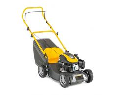 STIGA COLLECTOR 43 - Rasaerba a scoppio 123 cm³ 1,9 kW, larghezza di taglio 41 cm, scocca in acciaio, avanzamento a spinta, regolazione centralizzata dellaltezza di taglio, sacco raccolta da 60 litri