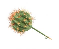 Omabeta Fiori Artificiali Palla di Cactus Non in Vaso Simulato Cactus Piante Grasse Decorazione di Piante Artificiali per Larredamento Dellufficio Domestico