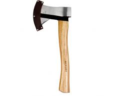 Xforst Accetta, Ascia Taglio universale 800gr. Accetta 0,8 Kg a mano in legno. Piccola Ascia Manuale da Spacco. Conforme alla normativa tedesca DIN 5131 e TÜV/GS. Modello X-UW800c