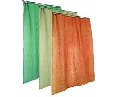 ZANZARIERA A TENDA PER PORTE cm. 150x250 VERDE BIANCO ARANCIONE