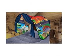 Flyinghedwig Tende Bambini da Sogno - Mondo Magico Dream Tents Pop Up Tenda Gioco per Bambini Regali di Compleanno e Natale (Isola dei Dinosauri)