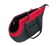 Hobbydog, Borsa per Cani/Gatti, Colore Nero/Rosso, R2TORCCS18