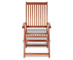 vidaXL 2X Sedie Esterno Pieghevoli Giardino Terrazzo Seggiole Arredi da Esterni Robusto Sedie da Pranzo Patio Terrazzo Arredamento Legno di Acacia