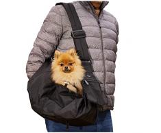 Bella & Balu Borsa da trasporto per cani e gatti | Leggera fionda da trasporto o borsa per cani di piccola taglia fino a 15kg per viaggiare, camminare e fare escursioni