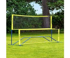 Vermont Procourt Combinazione Rete | per Tennis, Badminton, Pickleball, pallavolo e Calcio Tennis | Perfezioni per Il Giardino | Fatto da Pali dAcciaio durevoli | 100% Portatile (10ft)