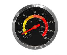 FHJZXDGHNXFGH-IT Calibro di Temperatura del termometro della griglia del Fumatore del Barbecue del Barbecue di Acciaio Inossidabile 5MS