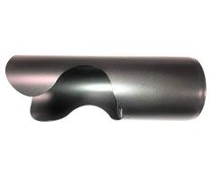 Terminale Fumaiolo Cappello pellet scarico fumi a parete NERO Diametro 80 mm stufa pellet legna camino barbecue cucina