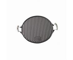 Rösle RS25075, Piastra Rotonda per Barbecue 40 cm, ghisa