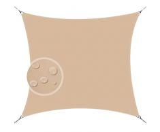 Hovineumoo Vela Ombreggiante Rettangolare 2x3m, Impermeabile Protezione UV Tenda da Sole per Esterno, Vela Parasole Allaperto per Giardino Patio Pergola Terrazzo Balcone Giardino Piscina