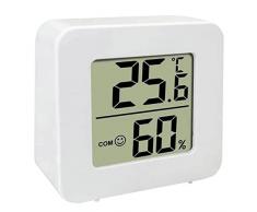 Termometro Digitale igrometro | Termometro Interno | Termometro Ambiente e misuratore di umidità con Monitor di umidità di Temperatura per la casa, Baby Room, Serra