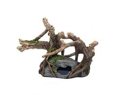 ZYING Acquario Decorazione Serbatoio di Pesce paesaggistico Simulazione Ornamenti cespuglio Ornamenti paesaggissimo Accessori per Animali Domestici Acquatici rifugio