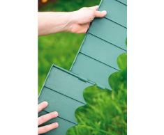 Prosperplast IKRR-G851 - Recinzione da giardino, colori assortiti (marrone, terracotta, verde), 595 x 16 cm, (12 pezzi)