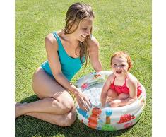 Intex 57106 - Piscina Baby Pool 3 Anelli, 61 x 22 cm