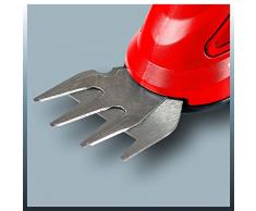 Einhell GC-CG 3,6 Li Forbici / Tagliasiepe a batteria (3,6V 1,5 Ah, ricarica 3-5 h, lama erba 70 mm, tagliasiepi 100 mm, passo denti 8 mm)