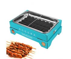 Mini grill, griglia usa e getta, griglia a carbone portatile, griglia da esterno biodegradabile, barbecue portatile usa e getta, barbecue allaperto solo pochi secondi per iniziare