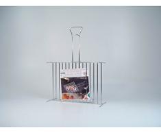 Graticola Griglia Barbecue cromata liscia b15 Per Arrosto carne alla brace