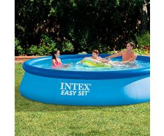 Intex-28143 Piscina Easy, Colore Blu, 396 x 84 cm, 12346