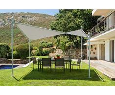 My garden Gazebo Vela, Ecrù, 400x400x270 cm