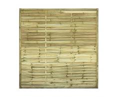 Mondo Viro Pannello frangivento in legno impregnato in autoclave - Separè per giardino Disponibile in Diverse Misure (180x180)