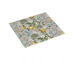 Stuoie di essiccazione per piatti da giardino con fiori ad acquerello, per bancone da cucina, bellissimi limoni, colibrì e fiori, asciugatura rapida e assorbente, accessori per piano di lavoro