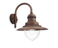 Philips Raindrop Lampada da Parete da Esterno, Lanterna Down in Alluminio, Bronzo, Max 60 W