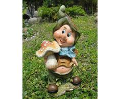 GMMH, NF 11051 - Statuetta decorativa a forma di nano da giardino, altezza di 37 cm