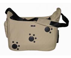 Doogy zampa morbida borsa da trasporto per cani in beige