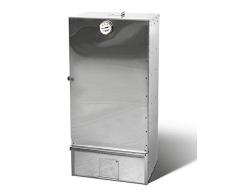 Forno affumicatore multifunzione in acciaio inox, 80 x 40 x 27 cm, con accessori senza finestra