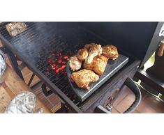 halbo valer Grill Pietra in Granito per il barbecue a sfera – 30 cm lungo 20 cm profondo 3 cm Stark