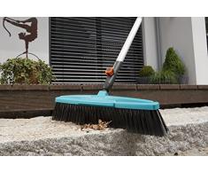 Scopa per esterni GARDENA combisystem: Stabile scopa per il giardino e i vialetti intorno alla casa, larghezza 45 cm, setole in polipropilene (3622-20)