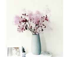 Justdolife 1 mazzo di fiori secchi decorativo decorativo albero di fumo fiore conservato foto Prop