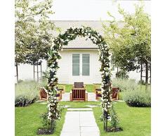 ART TO REAL Outdoor Flower Garden Arco Traliccio, Durable Steel Garden Arbor per Piante rampicanti, Decorazione per Matrimoni, 7 20,3 cm di Altezza x 4 12,7 cm Ampia