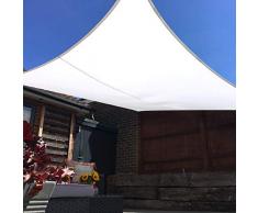 Clara Shade Sails - Vela Tenda Parasole da Giardino/Veranda Premium Sun, 98% Protezione UV, Impermeabile Blanco (Rectangle 2m x 3m)