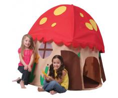 TENDA CASETTA MUSHROOM HOUSE INTERNO GIOCATTOLO GIOCO BIMBI PLASTICA FUNGO