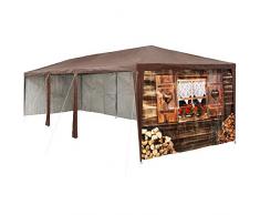TecTake 403122 - Gazebo da Giardino 3x9m, Tenda da Giardino, Baita Design, per Eventi Festa della Birra