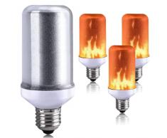 Powerdelux E27 Lampadina Fiamma Led Lampadine Effetto Fiamma per casa giardino bar feste matrimoni ristorante Valentine decorazione (1 pezzi)