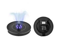 succeedw - Fontana da Giardino a energia Solare, 2,4 Watt, con LED e Pompa a Immersione, Impermeabile, per laghetti da Giardino o fontane a zampillo