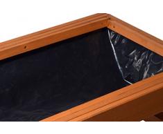 dobar 58160e decorativo sollevato letto di legno (pino): Kit Tischbeet, per verdure, erbe, fiori, Barbabietola flessibile collocabili in giardino, terrazzo, balcone, 58 x 36 x 71 cm - coltivare sollevato letto matrimoniale