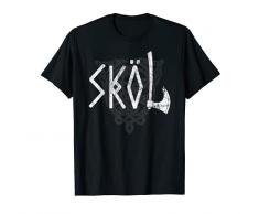 Skol Vichinga Ascia | Regalo Nordico Maglietta