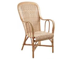 Poltrona Rattan Bianco