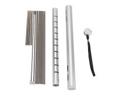 KSTE Barbecue Compatto, Griglia Portatile Tubo, Griglia da campeggio tubo for barbecue pieghevole in acciaio inossidabile, griglia da campeggio compatta portatile, zaino in spalla for esterni