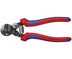 KNIPEX Cesoia per funi in acciaio anche per funi metalliche altamente resistenti (160 mm) 95 62 160
