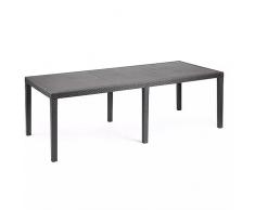 FRANKYSTAR Queen - Tavolo In Resina Allungabile Da Giardino 10/12 Posti