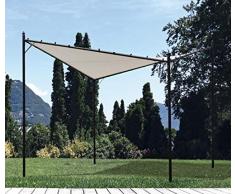 GAZEBO VELA GERBA 3.5X3.5 TORTORA